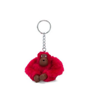 Akcesoria Kipling Sven Small Monkey Keychain Czerwone | PL 1200ZU